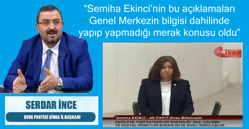 Sivas AKP Milletvekili Semiha Ekinci’ye büyük tepki!...