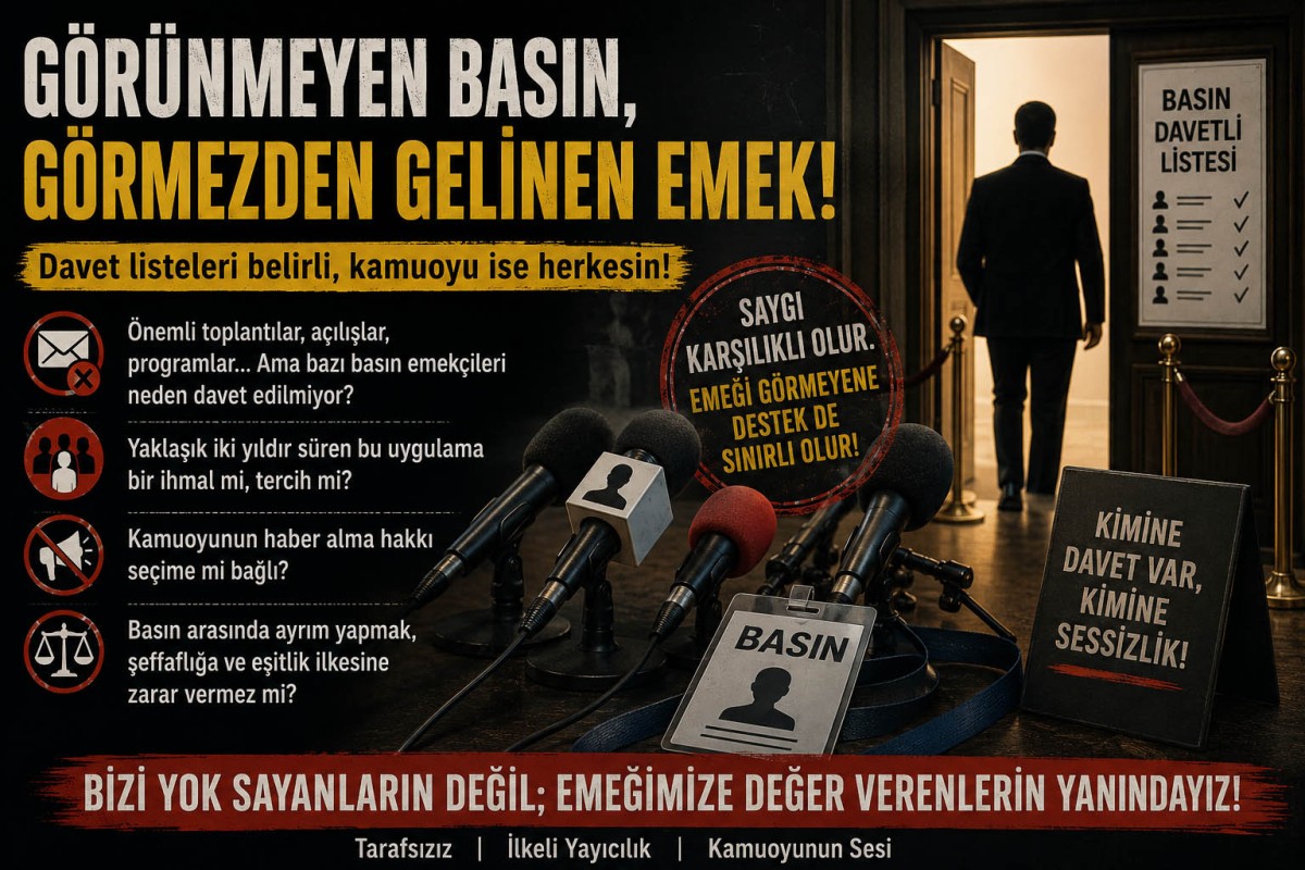Görünmeyen Basın, görmezden gelinen emek