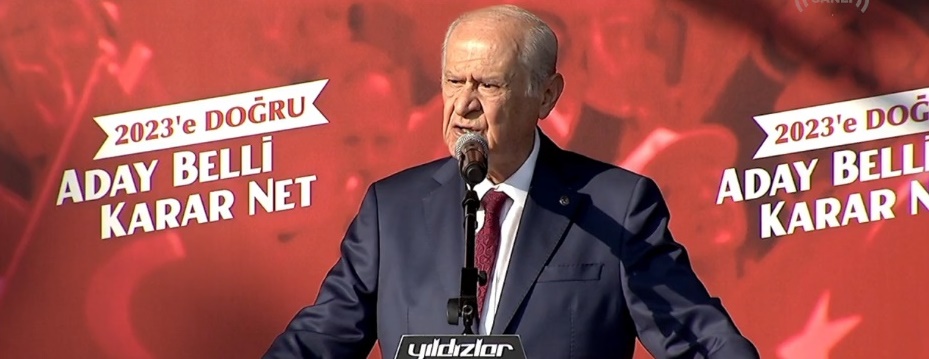 MHP Genel Başkanı Bahçeli, partisince Sivas Cumhuriyet Meydanı'nda düzenlenen mitinge katıldı